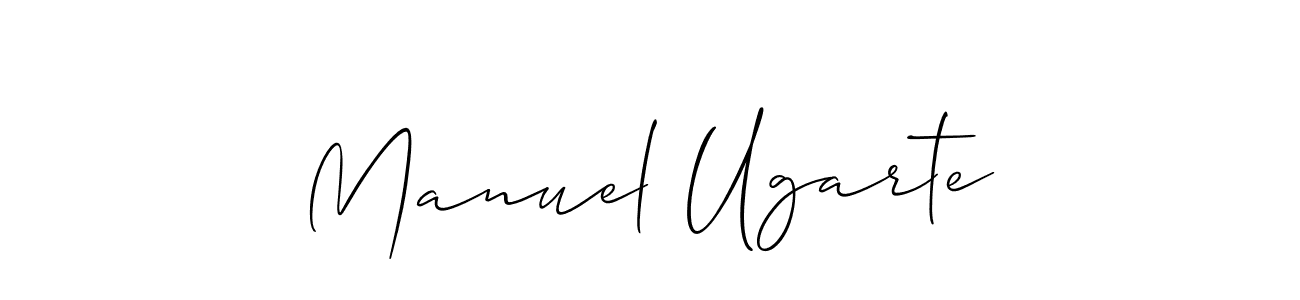 Best and Professional Signature Style for Manuel Ugarte. Allison_Script Best Signature Style Collection. Manuel Ugarte signature style 2 images and pictures png