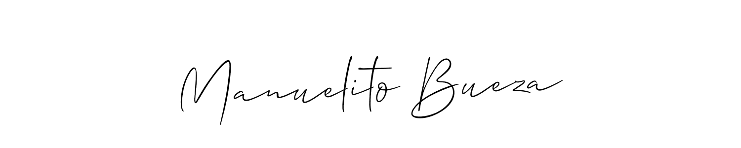 Make a beautiful signature design for name Manuelito Bueza. Use this online signature maker to create a handwritten signature for free. Manuelito Bueza signature style 2 images and pictures png