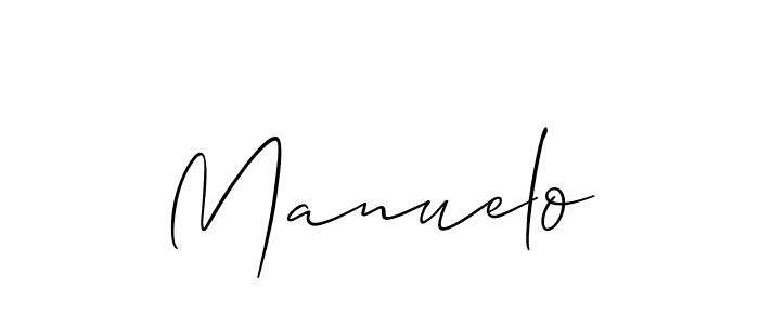 You should practise on your own different ways (Allison_Script) to write your name (Manuelo) in signature. don't let someone else do it for you. Manuelo signature style 2 images and pictures png