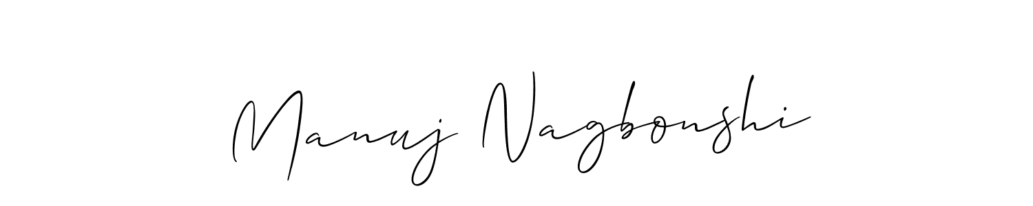 Manuj Nagbonshi stylish signature style. Best Handwritten Sign (Allison_Script) for my name. Handwritten Signature Collection Ideas for my name Manuj Nagbonshi. Manuj Nagbonshi signature style 2 images and pictures png