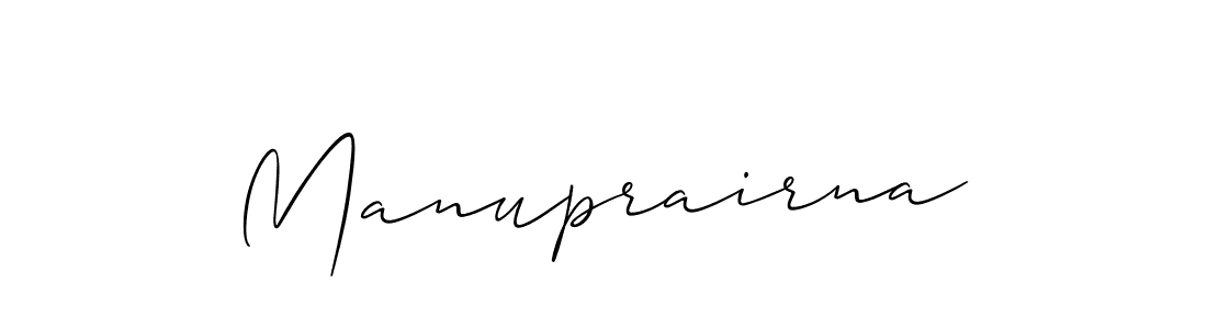 Also we have Manuprairna name is the best signature style. Create professional handwritten signature collection using Allison_Script autograph style. Manuprairna signature style 2 images and pictures png