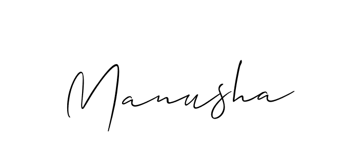 Make a short Manusha signature style. Manage your documents anywhere anytime using Allison_Script. Create and add eSignatures, submit forms, share and send files easily. Manusha signature style 2 images and pictures png