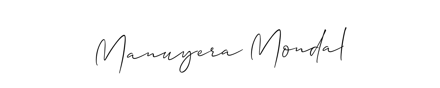 Best and Professional Signature Style for Manuyera Mondal. Allison_Script Best Signature Style Collection. Manuyera Mondal signature style 2 images and pictures png