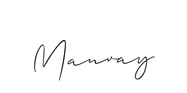 You should practise on your own different ways (Allison_Script) to write your name (Manvay) in signature. don't let someone else do it for you. Manvay signature style 2 images and pictures png