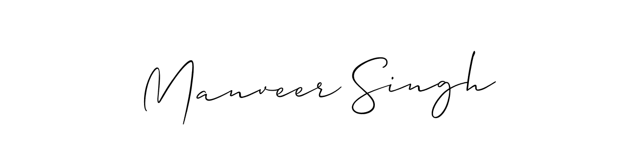 Allison_Script is a professional signature style that is perfect for those who want to add a touch of class to their signature. It is also a great choice for those who want to make their signature more unique. Get Manveer Singh name to fancy signature for free. Manveer Singh signature style 2 images and pictures png