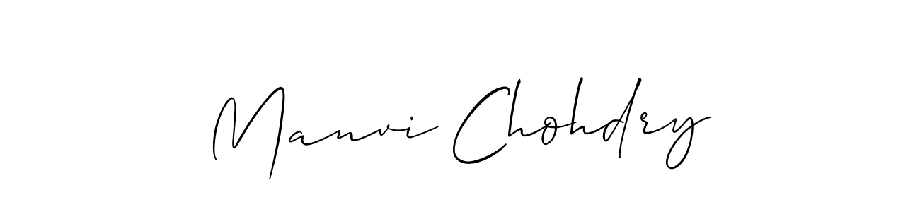 Once you've used our free online signature maker to create your best signature Allison_Script style, it's time to enjoy all of the benefits that Manvi Chohdry name signing documents. Manvi Chohdry signature style 2 images and pictures png