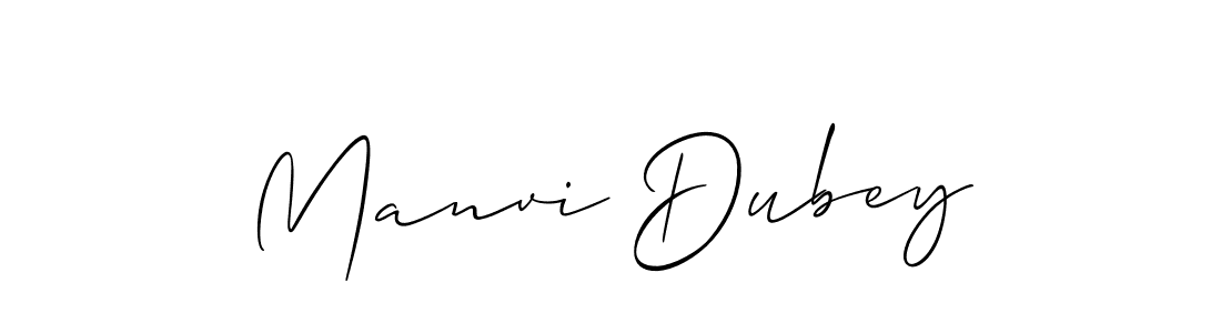 You should practise on your own different ways (Allison_Script) to write your name (Manvi Dubey) in signature. don't let someone else do it for you. Manvi Dubey signature style 2 images and pictures png
