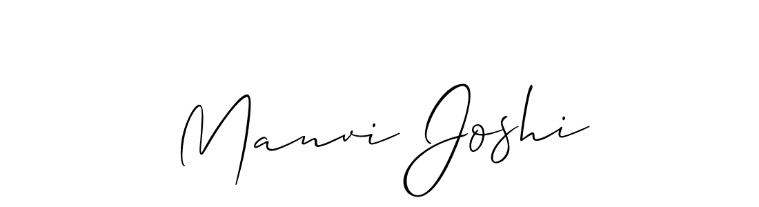 Also You can easily find your signature by using the search form. We will create Manvi Joshi name handwritten signature images for you free of cost using Allison_Script sign style. Manvi Joshi signature style 2 images and pictures png