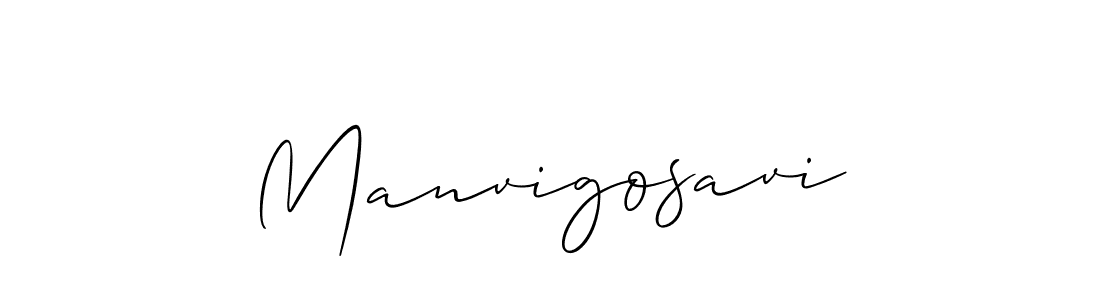 Best and Professional Signature Style for Manvigosavi. Allison_Script Best Signature Style Collection. Manvigosavi signature style 2 images and pictures png