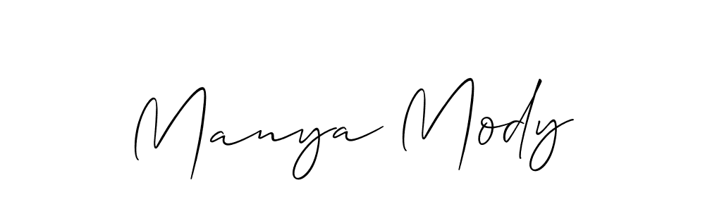 It looks lik you need a new signature style for name Manya Mody. Design unique handwritten (Allison_Script) signature with our free signature maker in just a few clicks. Manya Mody signature style 2 images and pictures png