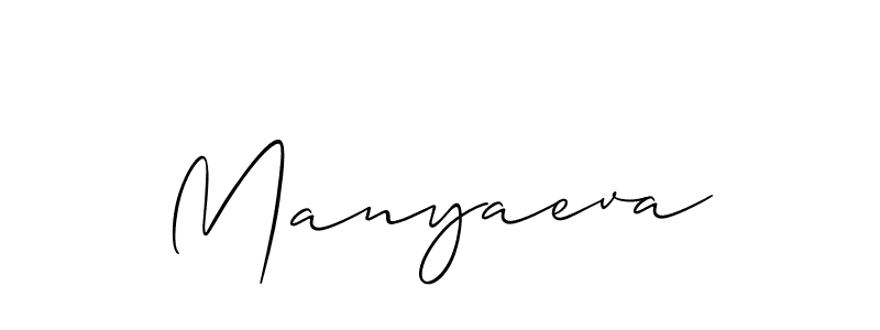 How to Draw Manyaeva signature style? Allison_Script is a latest design signature styles for name Manyaeva. Manyaeva signature style 2 images and pictures png