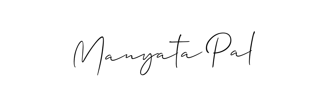 Make a short Manyata Pal signature style. Manage your documents anywhere anytime using Allison_Script. Create and add eSignatures, submit forms, share and send files easily. Manyata Pal signature style 2 images and pictures png