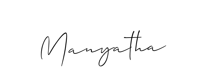 Also we have Manyatha name is the best signature style. Create professional handwritten signature collection using Allison_Script autograph style. Manyatha signature style 2 images and pictures png