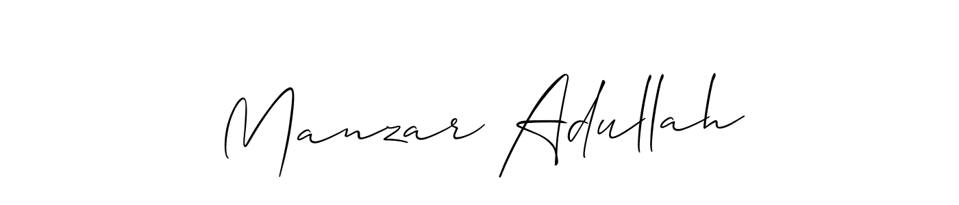 Check out images of Autograph of Manzar Adullah name. Actor Manzar Adullah Signature Style. Allison_Script is a professional sign style online. Manzar Adullah signature style 2 images and pictures png