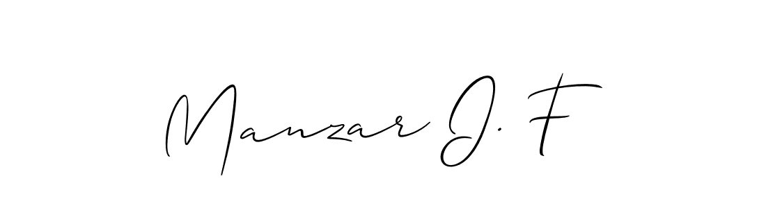 77+ Manzar I. F Name Signature Style Ideas | Cool Electronic Signatures