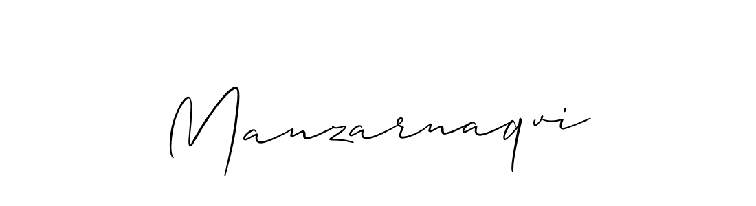 Allison_Script is a professional signature style that is perfect for those who want to add a touch of class to their signature. It is also a great choice for those who want to make their signature more unique. Get Manzarnaqvi name to fancy signature for free. Manzarnaqvi signature style 2 images and pictures png