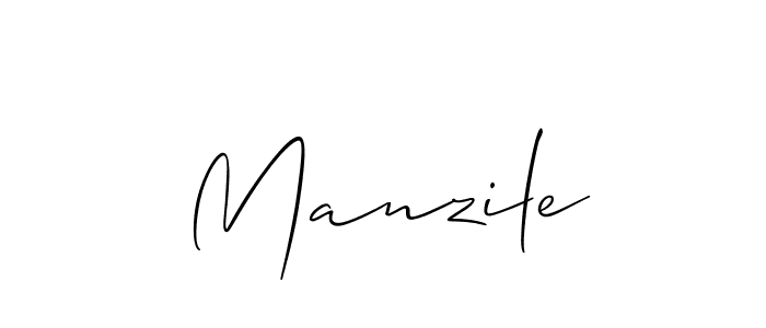 The best way (Allison_Script) to make a short signature is to pick only two or three words in your name. The name Manzile include a total of six letters. For converting this name. Manzile signature style 2 images and pictures png