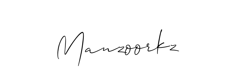 Once you've used our free online signature maker to create your best signature Allison_Script style, it's time to enjoy all of the benefits that Manzoorkz name signing documents. Manzoorkz signature style 2 images and pictures png
