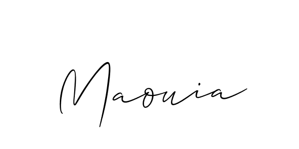 Also You can easily find your signature by using the search form. We will create Maouia name handwritten signature images for you free of cost using Allison_Script sign style. Maouia signature style 2 images and pictures png