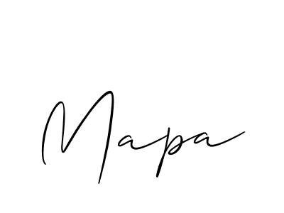 It looks lik you need a new signature style for name Mapa. Design unique handwritten (Allison_Script) signature with our free signature maker in just a few clicks. Mapa signature style 2 images and pictures png