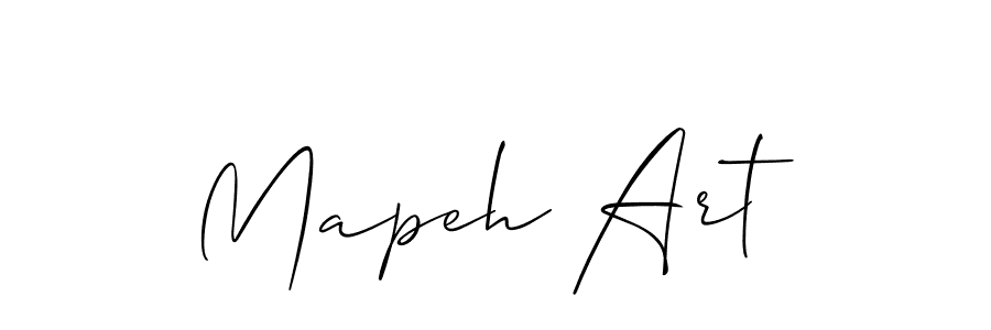 Also You can easily find your signature by using the search form. We will create Mapeh Art name handwritten signature images for you free of cost using Allison_Script sign style. Mapeh Art signature style 2 images and pictures png