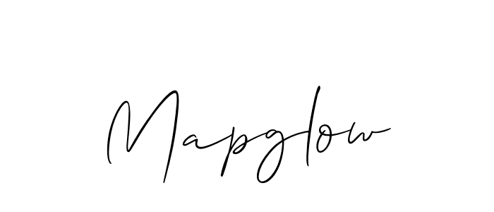How to make Mapglow name signature. Use Allison_Script style for creating short signs online. This is the latest handwritten sign. Mapglow signature style 2 images and pictures png