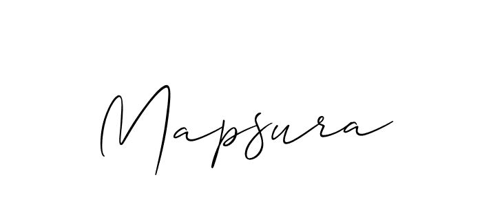 Best and Professional Signature Style for Mapsura. Allison_Script Best Signature Style Collection. Mapsura signature style 2 images and pictures png