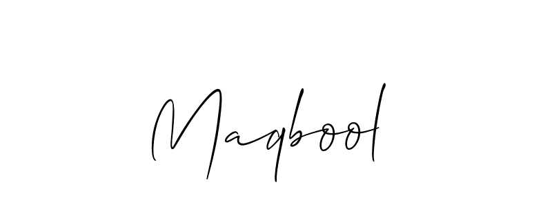 if you are searching for the best signature style for your name Maqbool . so please give up your signature search. here we have designed multiple signature styles  using Allison_Script. Maqbool  signature style 2 images and pictures png