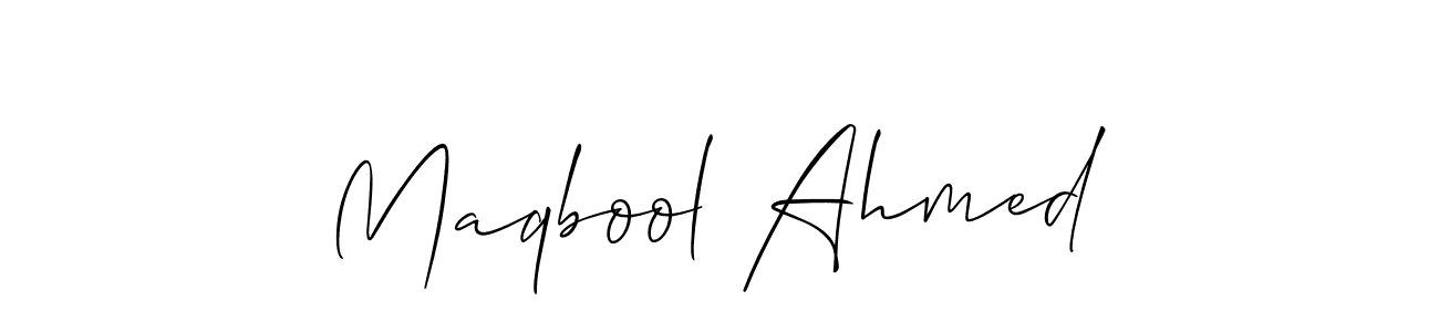 Best and Professional Signature Style for Maqbool Ahmed. Allison_Script Best Signature Style Collection. Maqbool Ahmed signature style 2 images and pictures png