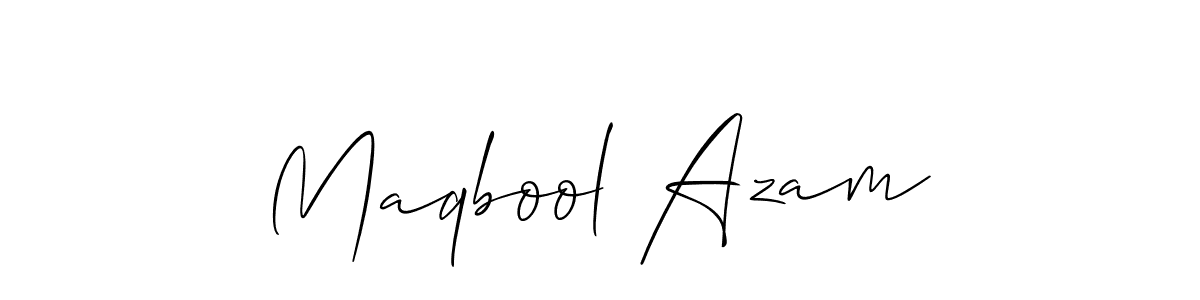 You can use this online signature creator to create a handwritten signature for the name Maqbool Azam. This is the best online autograph maker. Maqbool Azam signature style 2 images and pictures png