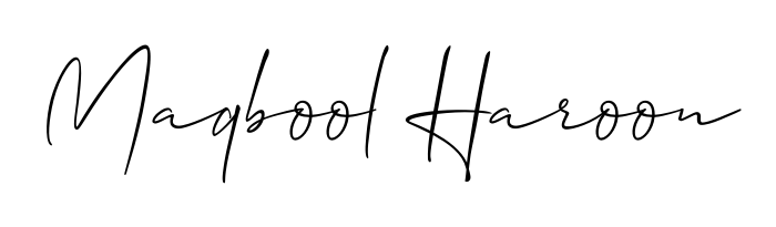 Enhance your business communications with Maqbool Haroon signature in Allison_Script lettering. Clean, modern, and universally compatible. Maqbool Haroon signature style 2 images and pictures png