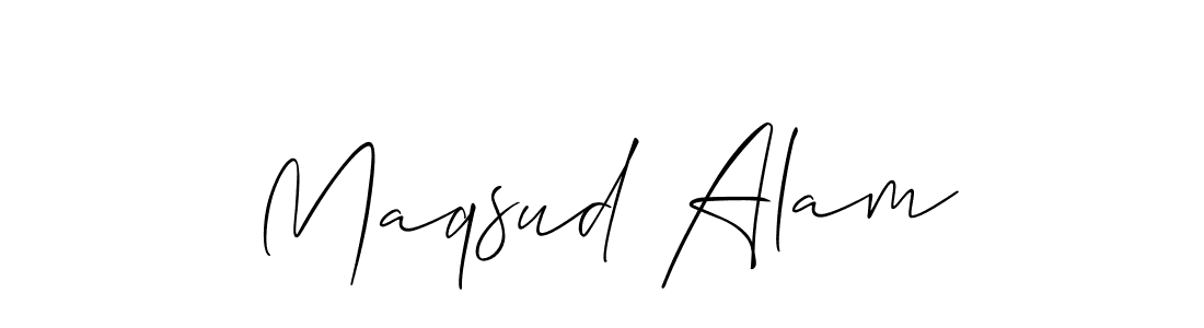 How to make Maqsud Alam signature? Allison_Script is a professional autograph style. Create handwritten signature for Maqsud Alam name. Maqsud Alam signature style 2 images and pictures png