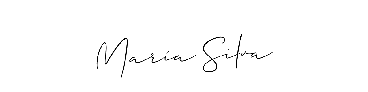 How to Draw María Silva signature style? Allison_Script is a latest design signature styles for name María Silva. María Silva signature style 2 images and pictures png