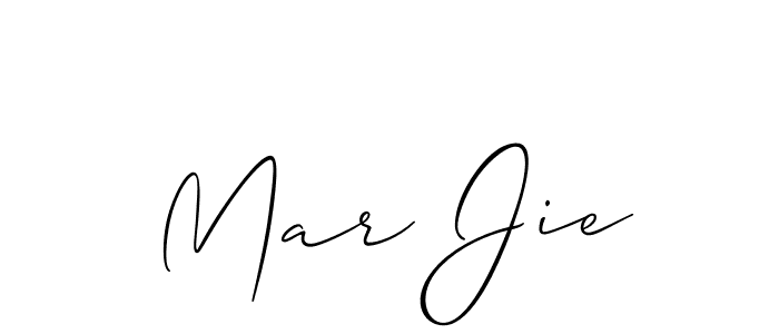 See photos of Mar Jie official signature by Spectra . Check more albums & portfolios. Read reviews & check more about Allison_Script font. Mar Jie signature style 2 images and pictures png