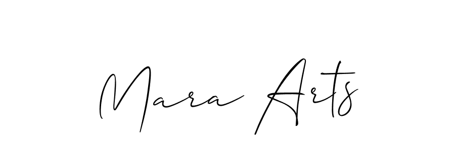 Design your own signature with our free online signature maker. With this signature software, you can create a handwritten (Allison_Script) signature for name Mara Arts. Mara Arts signature style 2 images and pictures png