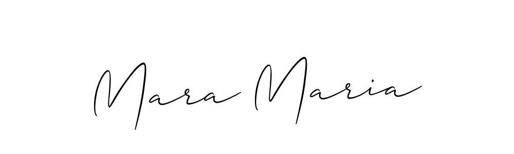 Allison_Script is a professional signature style that is perfect for those who want to add a touch of class to their signature. It is also a great choice for those who want to make their signature more unique. Get Mara Maria name to fancy signature for free. Mara Maria signature style 2 images and pictures png