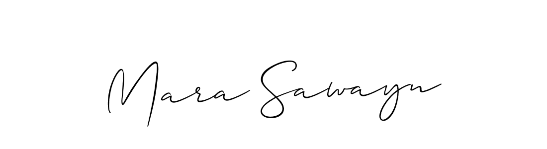 How to Draw Mara Sawayn signature style? Allison_Script is a latest design signature styles for name Mara Sawayn. Mara Sawayn signature style 2 images and pictures png