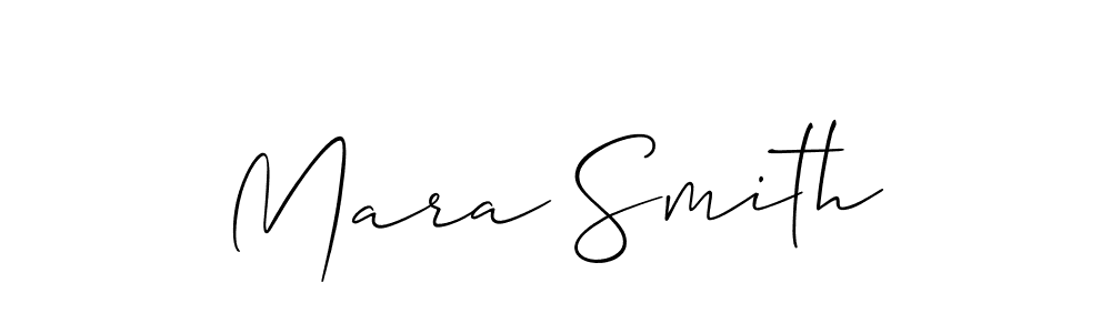 Design your own signature with our free online signature maker. With this signature software, you can create a handwritten (Allison_Script) signature for name Mara Smith. Mara Smith signature style 2 images and pictures png