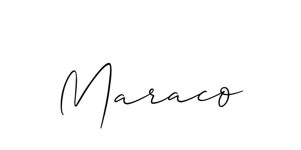 Also we have Maraco name is the best signature style. Create professional handwritten signature collection using Allison_Script autograph style. Maraco signature style 2 images and pictures png