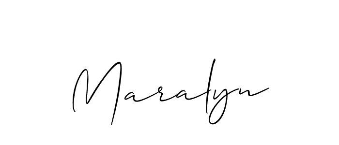 The best way (Allison_Script) to make a short signature is to pick only two or three words in your name. The name Maralyn include a total of six letters. For converting this name. Maralyn signature style 2 images and pictures png