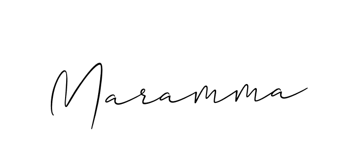 It looks lik you need a new signature style for name Maramma. Design unique handwritten (Allison_Script) signature with our free signature maker in just a few clicks. Maramma signature style 2 images and pictures png