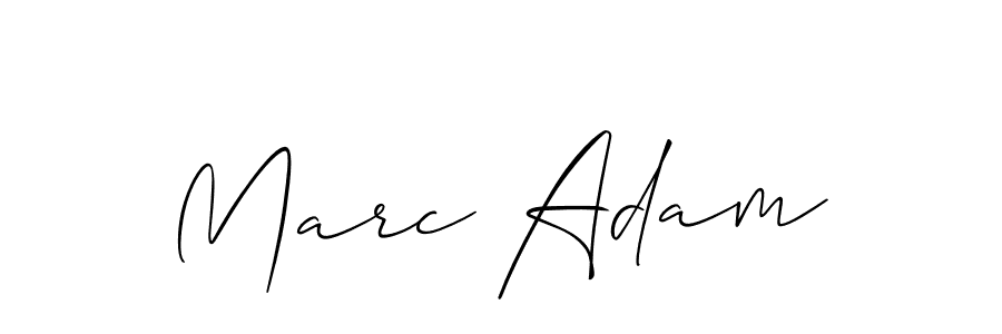 Also we have Marc Adam name is the best signature style. Create professional handwritten signature collection using Allison_Script autograph style. Marc Adam signature style 2 images and pictures png