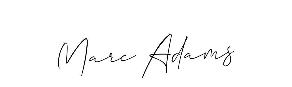 Make a short Marc Adams signature style. Manage your documents anywhere anytime using Allison_Script. Create and add eSignatures, submit forms, share and send files easily. Marc Adams signature style 2 images and pictures png