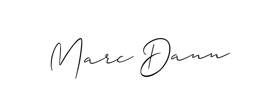 Design your own signature with our free online signature maker. With this signature software, you can create a handwritten (Allison_Script) signature for name Marc Dann. Marc Dann signature style 2 images and pictures png