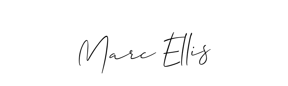 How to Draw Marc Ellis signature style? Allison_Script is a latest design signature styles for name Marc Ellis. Marc Ellis signature style 2 images and pictures png