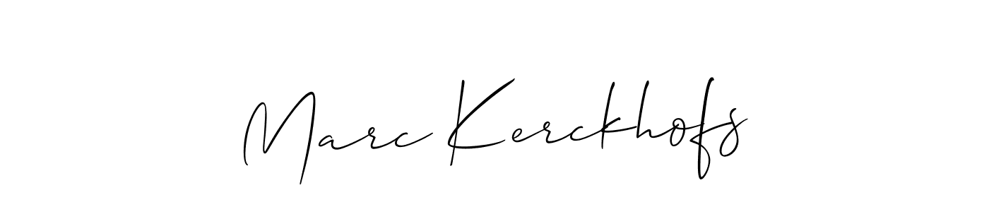 Similarly Allison_Script is the best handwritten signature design. Signature creator online .You can use it as an online autograph creator for name Marc Kerckhofs. Marc Kerckhofs signature style 2 images and pictures png