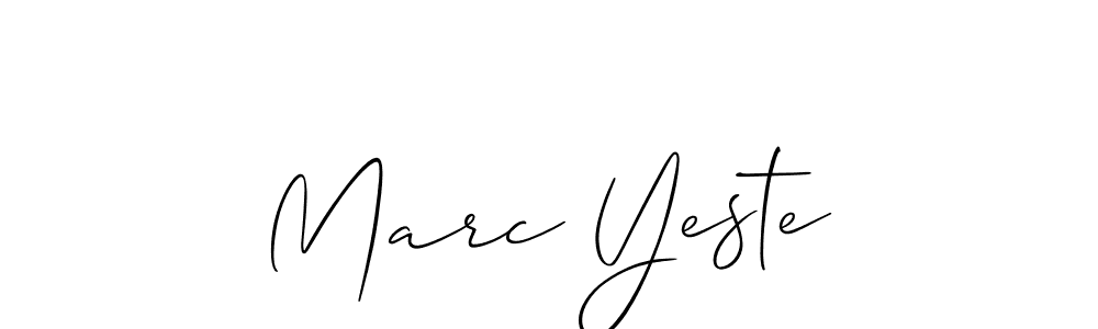 Here are the top 10 professional signature styles for the name Marc Yeste. These are the best autograph styles you can use for your name. Marc Yeste signature style 2 images and pictures png