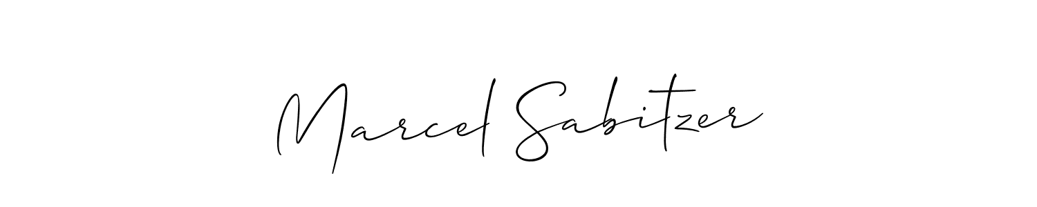 Marcel Sabitzer stylish signature style. Best Handwritten Sign (Allison_Script) for my name. Handwritten Signature Collection Ideas for my name Marcel Sabitzer. Marcel Sabitzer signature style 2 images and pictures png
