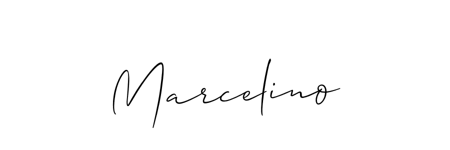 Also You can easily find your signature by using the search form. We will create Marcelino name handwritten signature images for you free of cost using Allison_Script sign style. Marcelino signature style 2 images and pictures png