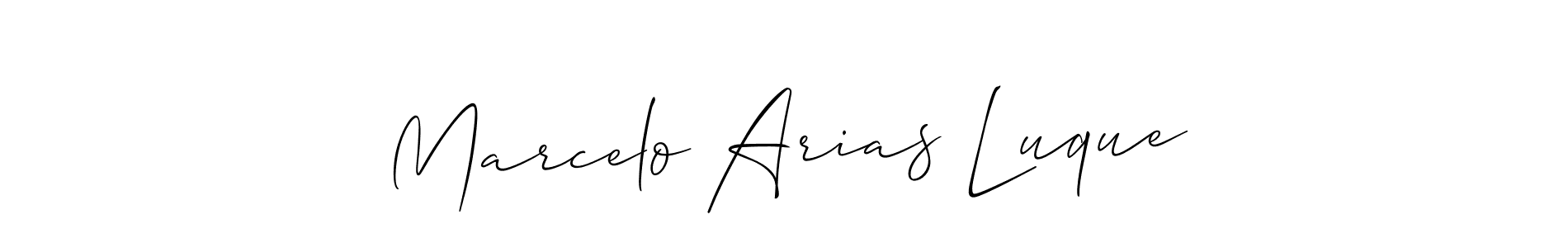 Best and Professional Signature Style for Marcelo Arias Luque. Allison_Script Best Signature Style Collection. Marcelo Arias Luque signature style 2 images and pictures png